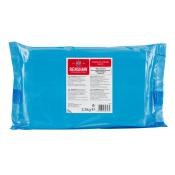 Blaue Verpackung mit rotem Etikett. Enthält 2,5 kg Premium Cover Paste.