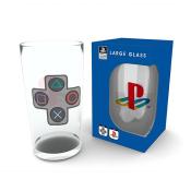 ABYSTYLE Trinkglas PlayStation Buttons und Logo 400 ml bunt
