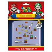 Magnet-Set Super Mario 23-teilig bunt