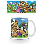 Keramiktasse Super Mario Characters 315 ml bunt