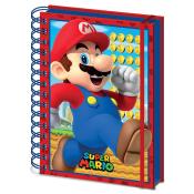 Notizbuch Super Mario A5 mit 3D Lentikulardruck bunt