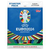 TOPPS Starterpack EM Sticker 2024 Album + 24 Sticker