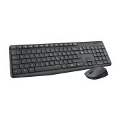 Logitech Tastatur + Maus MK235 schwarz