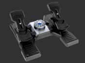 LOGITECH® G Saitek PRO Flight Rudder Pedals schwarz