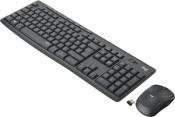 Logitech Tastatur + Maus MK295 grau