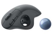 Logitech Maus Business M575 Ergo grau/blau