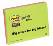 Post-it Super Sticky Meeting Notes, 4 x 45 Blatt, bunt sortiert 