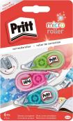 PRITT Mini-Korrekturroller 5mm x 6m Micro Rolly 3 Stück