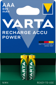VARTA Micro AAA Batterie Power Akku 2 Stück