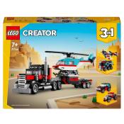 LEGO® Creator Tieflader mit Hubschrauber 270 Teile 31146