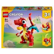 LEGO® CREATOR 3 in 1 Roter Drache 149 Teile 31145