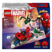 LEGO® Motorrad-Verfolgungsjagd: Spider-Man vs. Doc Ock 77 Teile 76275
