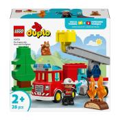 LEGO® DUPLO Löschauto mit Schlauch und Feuerwehrmann 28 Teile 10473