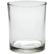 Teelichtglas 6,5 cm 240 ml transparent