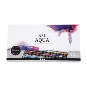 Aquarellfarben-Set Art Aqua in Metallkasten 48 Farben
