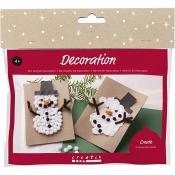 CREATIV COMPANY Mini DIY Kit Dekoration Schneemann-Billets