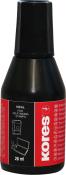 KORES Stempelfarbe 30 ml schwarz