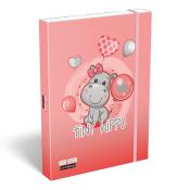 Heftbox Tiny Hippo A4 rosa