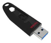 SanDisk USB-Stick 3.0 - Ultra, 128GB, schwarz 