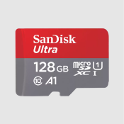 SANDISK Ultra micro-SDXC-Karte 128 GB A1 Class 10 inklusive SD-Adapter