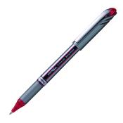 Schreibstift mit grauem Griff und roter Kappe. Die Spitze ist 0,7 mm dick.