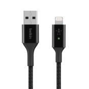 BELKIN Smart LED-Kabel USB A-Stecker - Apple Lightning 1.2 m schwarz