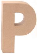 Dreidimensionale Buchstabenform 'P' aus hellem Material. Keine Farbe oder Muster sichtbar.
