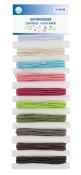 GLOREX Gummibänder-Set 10 Farben je 3,5m