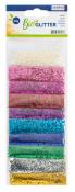 GLOREX Bio Glitter 10 Farben je 20g