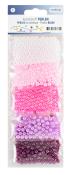 GLOREX Wachsperlen-Set Ø 6 mm 500 Stück rosa/lila