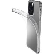 Transparentes Handyhülle für ein Smartphone. Die Hülle hat eine flexible Form und schützt die Rückseite.