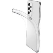 Smartphone mit transparentem Silikoncover. Die Rückseite ist glatt und zeigt die Kameras.