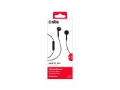 SBS Stereo Earset Jack 3,5 mm black