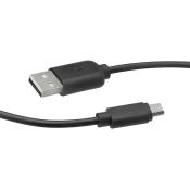 SBS Lade- und Datenkabel USB 2.0 auf Micro-USB 1 m schwarz