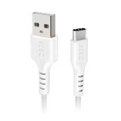 SBS USB Data Cable for Mobile Phones USB 2.0/Type C 1,5m white