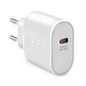 SBS Travel Charger 1x USB Type C PD 20W