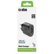 SBS Travel charger 100/250V 1000 mAh black