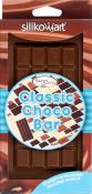 Silikonform für Schokoladentafel. Verpackung mit buntem Design und dem Schriftzug 'Classic Choco Bar'.