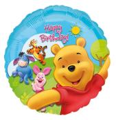 Heliumballon Winnie Pooh Sunny Birthday bunt
