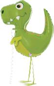 Heliumballon Dinosaurier 94 cm grün