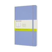 Moleskine Notizbuch Large/A5 Blanko, Hortensien Blau - Taschenbuch