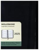 Moleskine 12 Monate Wochenkalender 2025, Pocket, Schwarz - gebunden