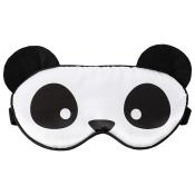 I-TOTAL Schlafmaske Panda schwarz/weiß