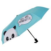 I-TOTAL Regenschirm Panda hellblau