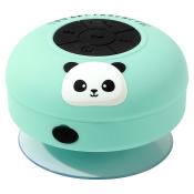 I-TOTAL Dusch-Lautsprecher Panda spritzwassergeschützt kabellos türkis 