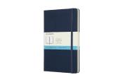 Moleskine Sapphire Blue Notebook Large Dotted Hard - gebunden