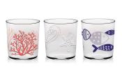 Gläser-Set Plage 360 ml 3 Stück