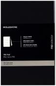 Moleskine Professioneller Block Large/A5, Liniert, Soft Cover, Schwarz - Taschenbuch
