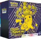 Pokémon Stürmische Funken KP08 Top Trainer Box