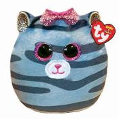 TY SQUISH-A-BOO'S Mini Plüschtier Katze Kiki 10 cm blau